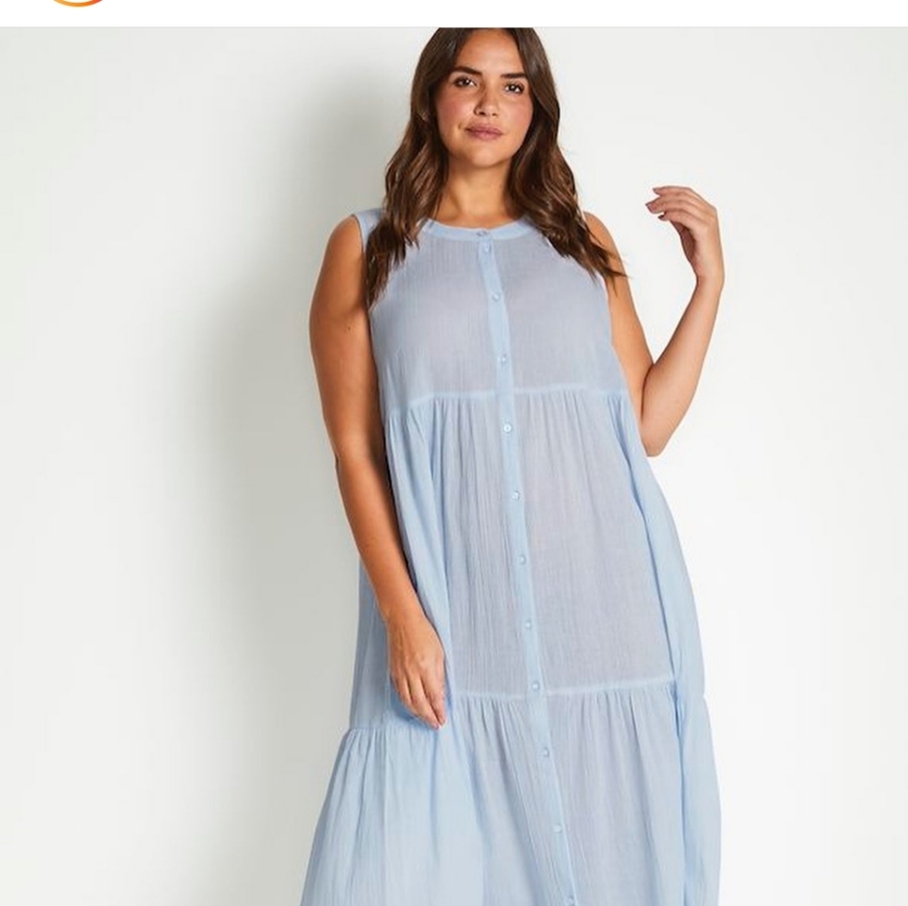 Button up dress